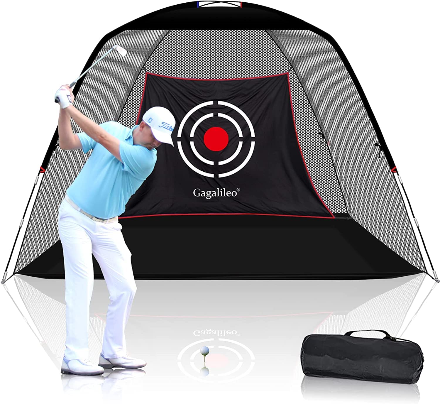 ゴルフネット　3.6x2.1x2m キャリーバッグ付き　トレーニング練習 Amazon.co.jp: ゴルフネット 練習用ゴルフトレーニングネット3.6mx2